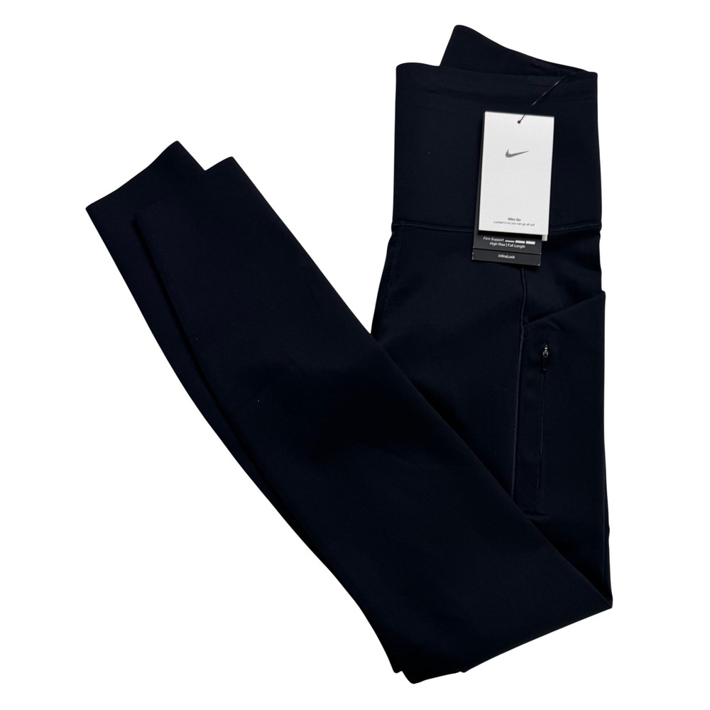 Nike Go Dri-FIT Womens High Rise Full Length Firm Support Leggings small